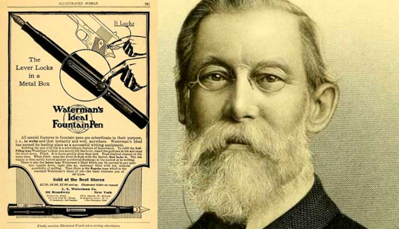 Lewis Waterman… el creador de la actual pluma estilográfica